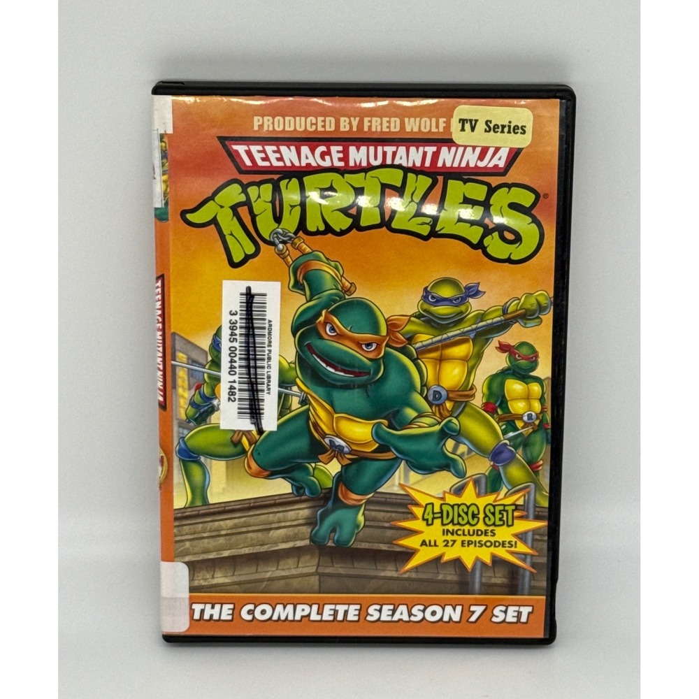 Teenage Mutant Ninja Turtles The Complete Season 7 DVD 4-Disc Set EX Library